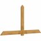 Ekena Millwork Eugene Rough Sawn Timber Gable Bracket, Western Red Cedar, 96"W x 48"H x 2"D x 6"F, 12/12 Pitch GBW096X48X0206EUG00RWR - alternate 5